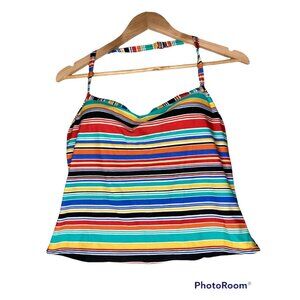 Body ID 12 Womens Tankini Multicolor Stripes